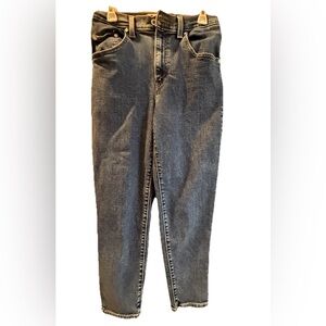 Levi's Silver Tab Mom Jeans Women's Size 28 Blue Stretch Denim